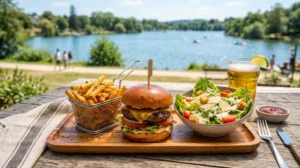 Burgers et grillades au plan d'eau de Saint Yrieix