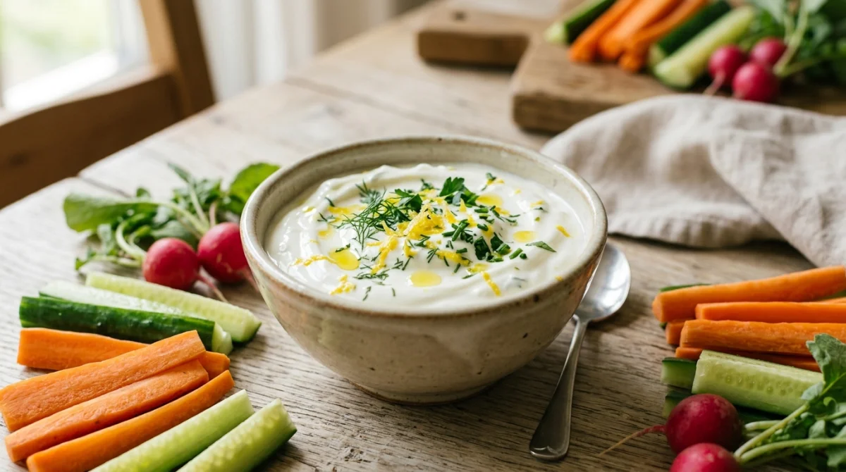 quelle sauce pour crudités apero