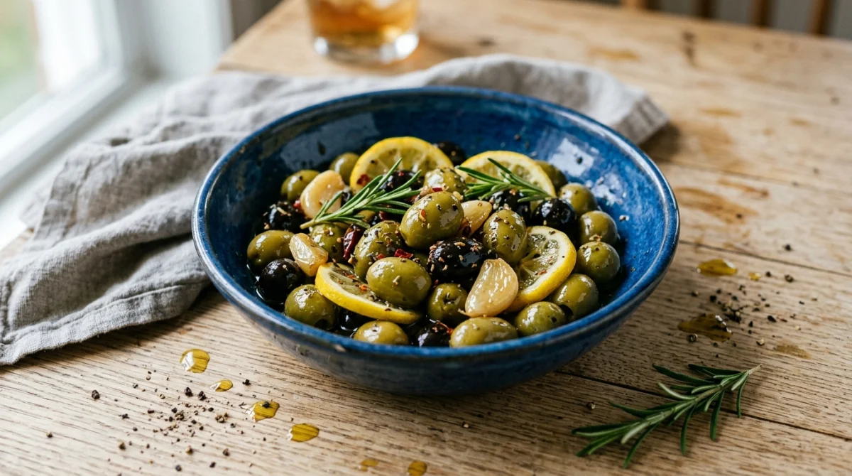 comment faire des olives apero