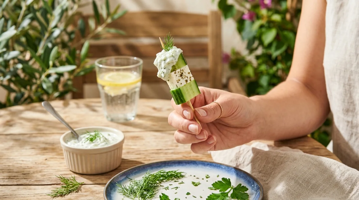 que faire avec du tzatziki apero