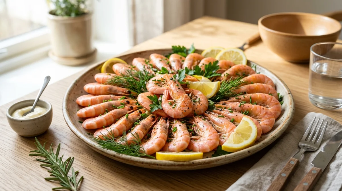comment presenter des crevettes en apero