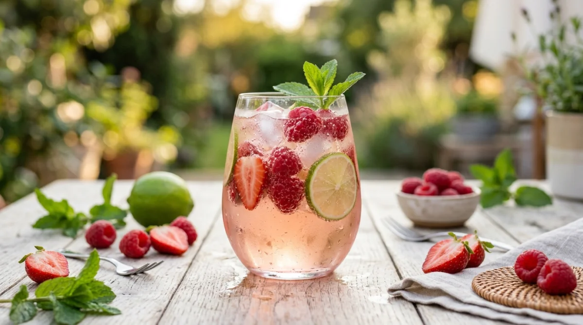 recette cocktail rose